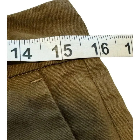 Ann Taylor LOFT Women’s Size 4 Greenish Brown Marisa‎ Twill Shorts - Picture 3 of 5